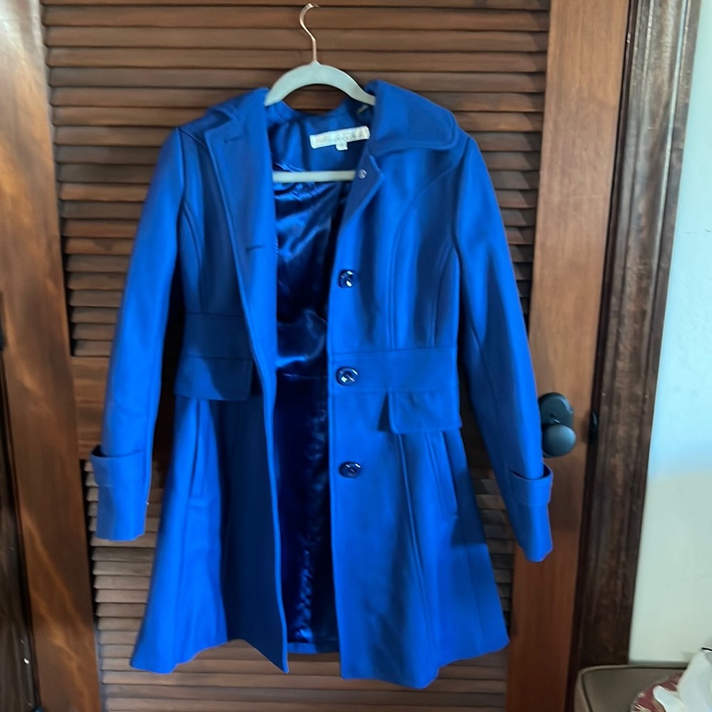 Kenneth Cole blue coat